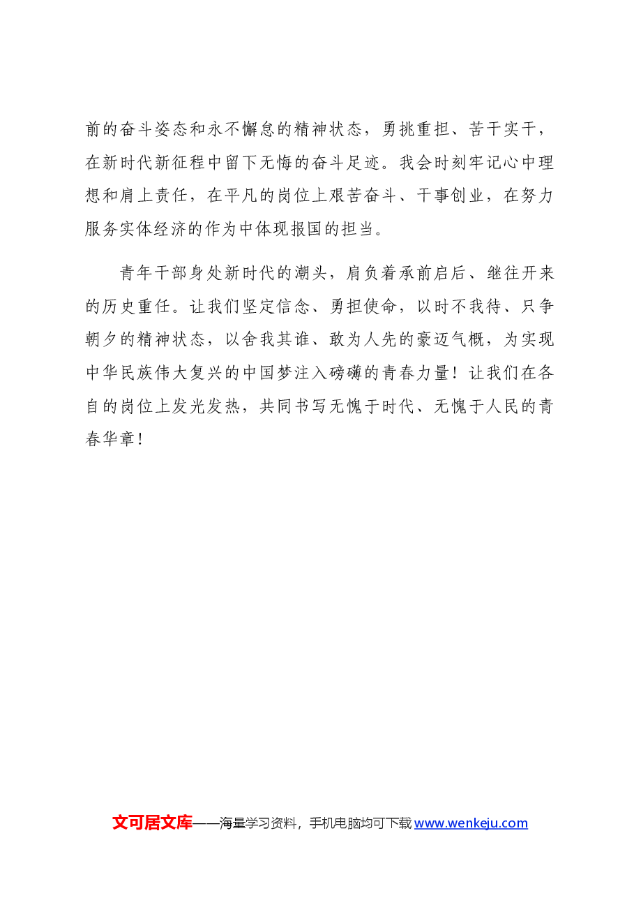 2024年党纪学习教育年轻干部读书班发言.docx,第4页预览