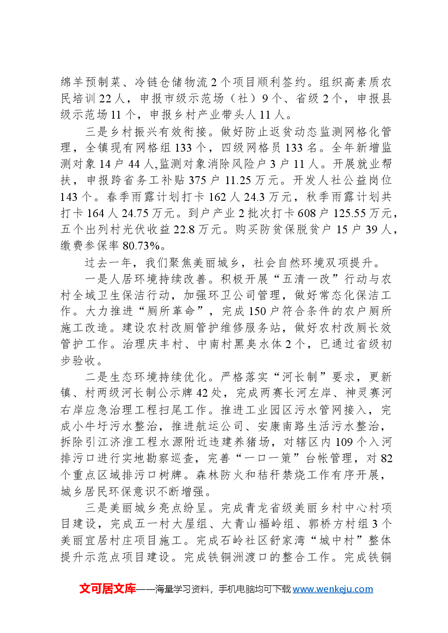 2024年枞阳镇政府工作报告.docx，第3页预览