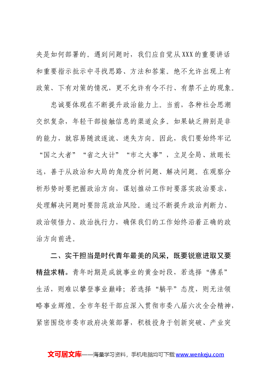 在市委年轻干部座谈会上的党课.docx,第3页预览