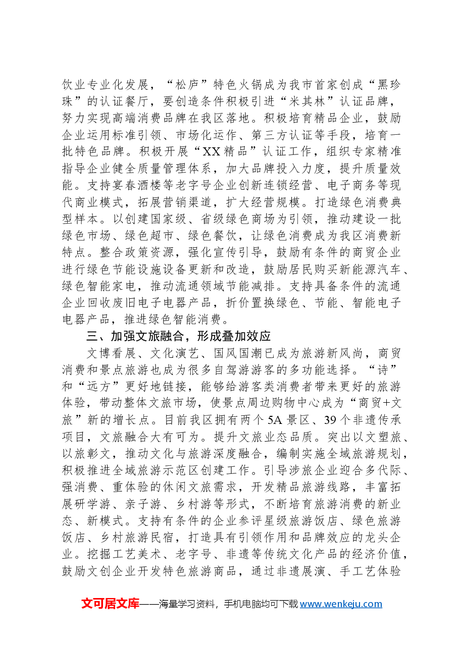 在2024年全市促消费稳增长工作推进会上的交流发言.docx,第4页预览
