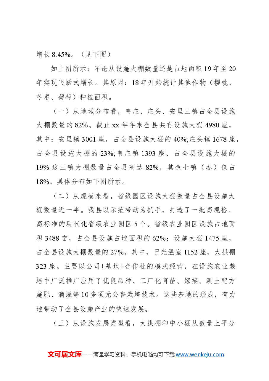 关于设施农业发展情况调研报告.docx，第2页预览