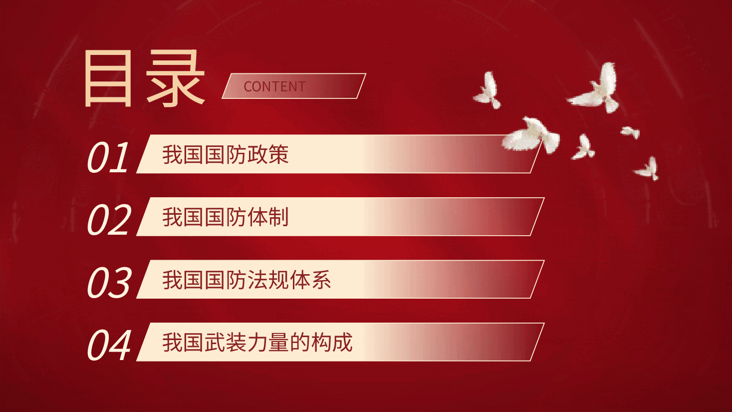 学校党课团课ppt+讲稿:国防教育之国防政策和国防体制.pptx,第2页预览