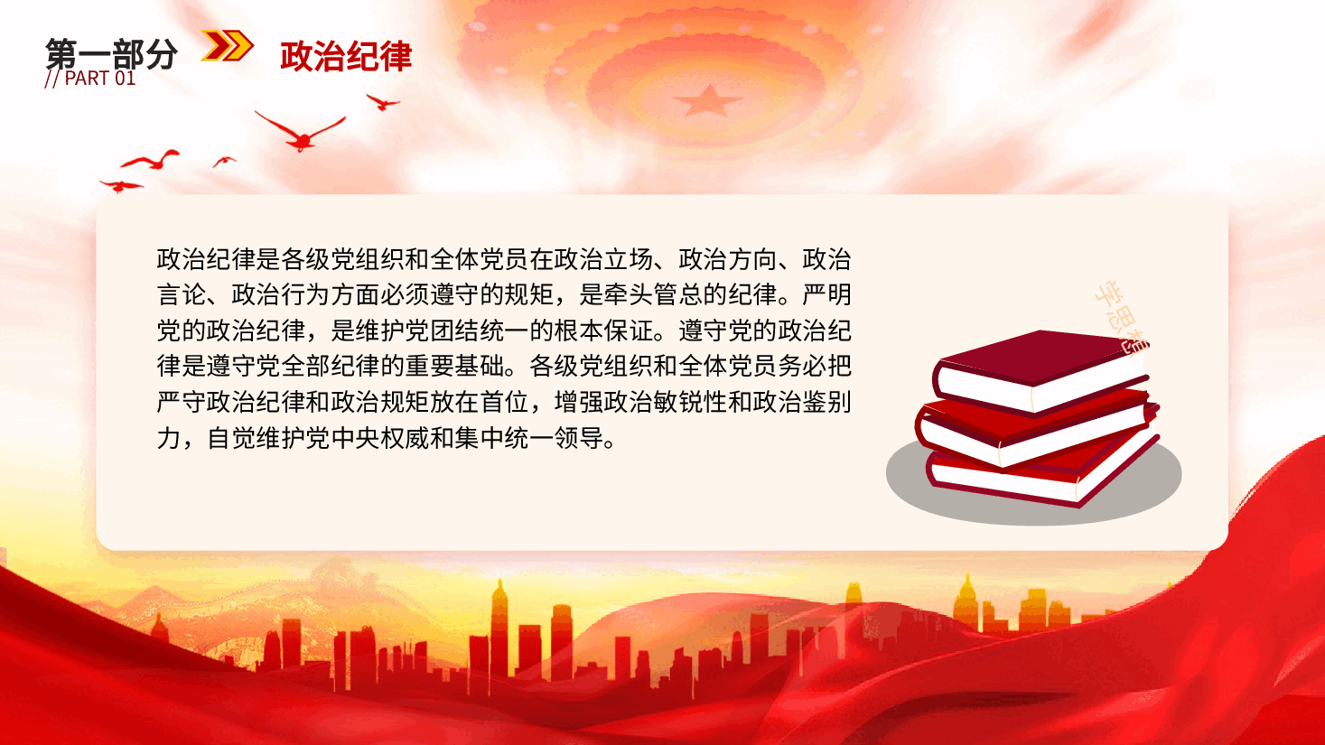 党纪微党课ppt+讲稿:党的六大纪律.pptx,第4页预览