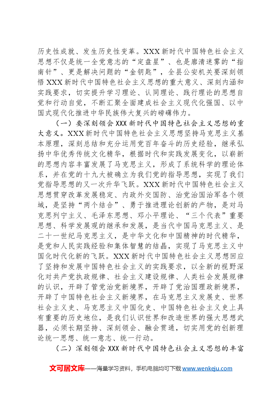 推进公安工作现代化主题党课.docx,第2页预览
