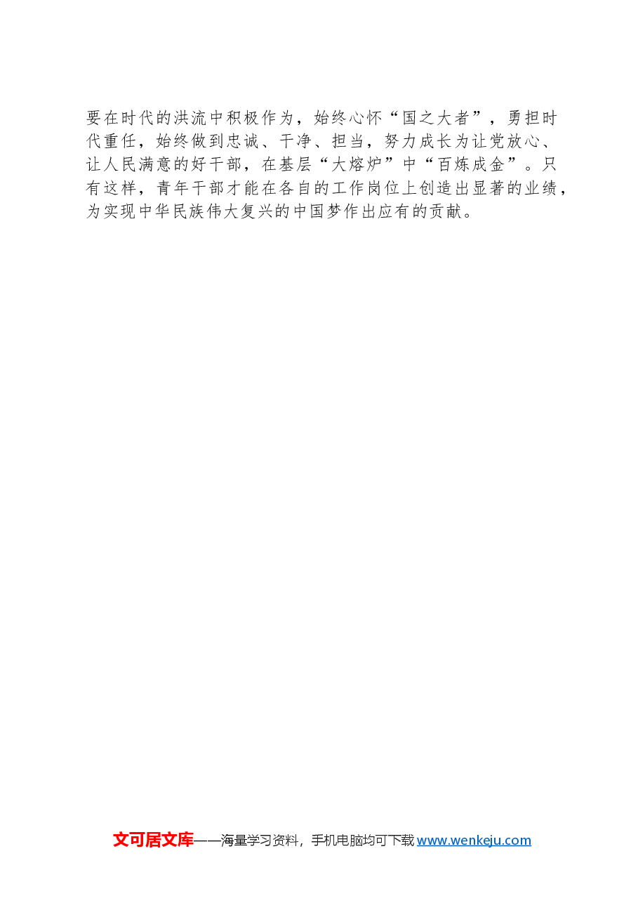 五四青年节座谈会交流发言：心怀“国之大者”勇担责任使命.docx，第3页预览