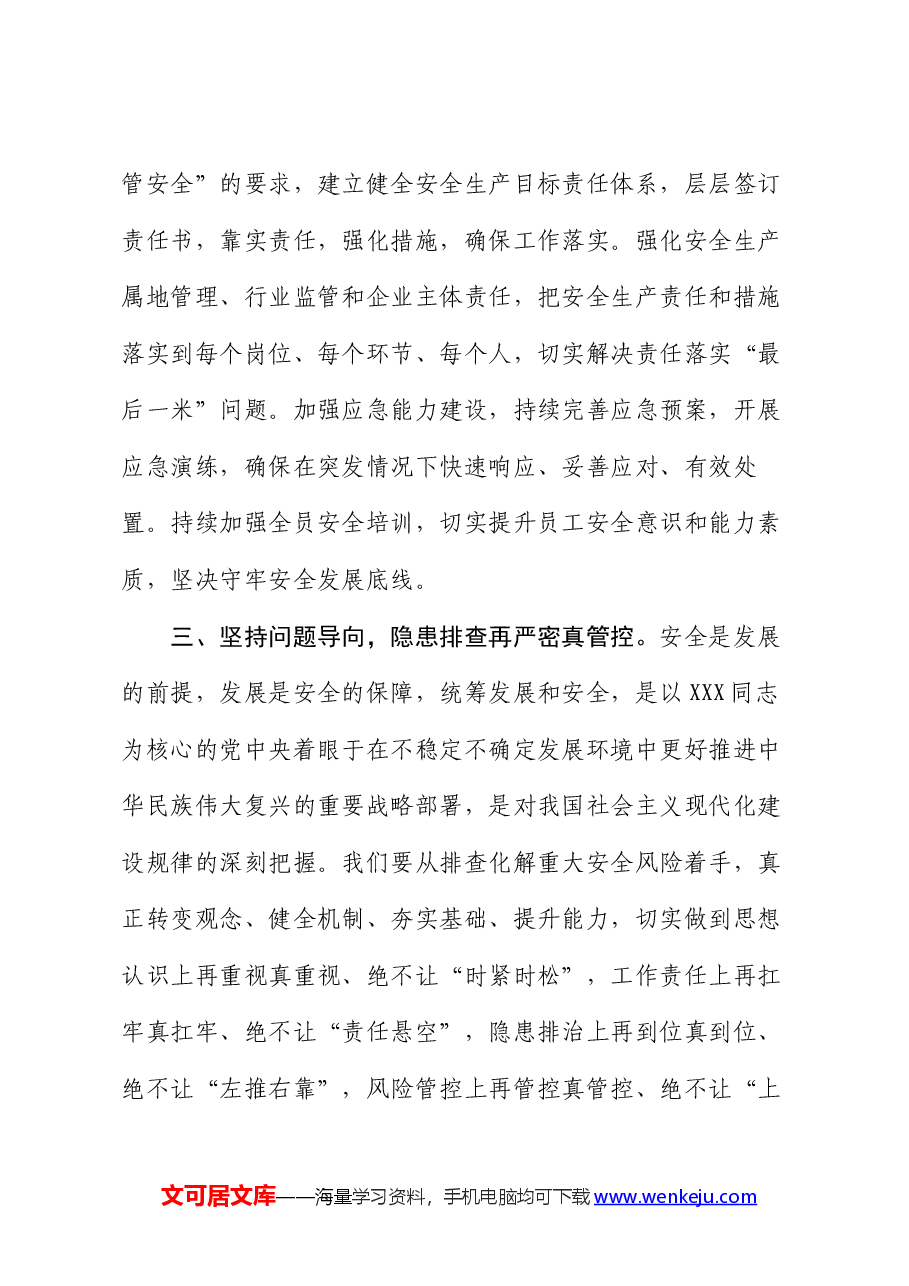 2024年理论学习中心组专题研讨发言材料(安全生产).docx,第3页预览