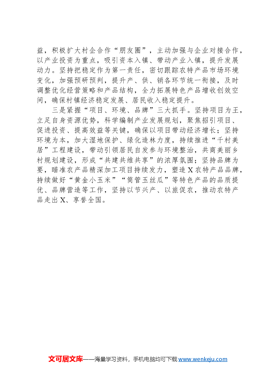 调研报告:以产业“微布局”做好乡村振兴“大文章”.docx,第4页预览