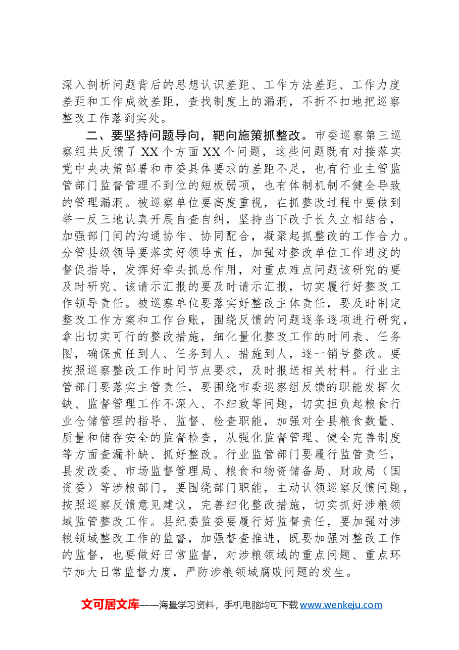 巡察整改工作会议上的讲话.docx,第2页预览