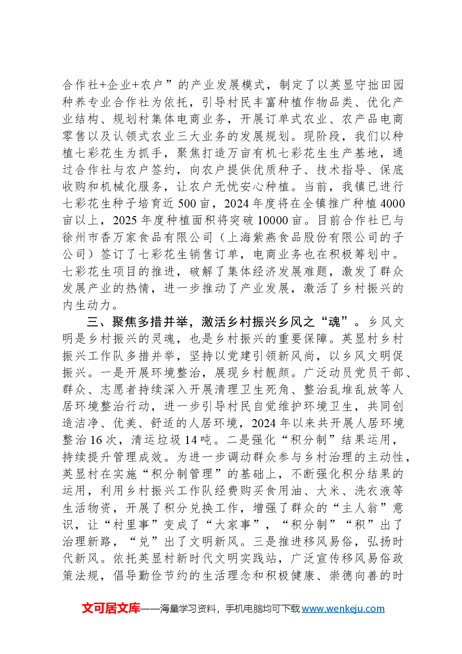 在乡村振兴工作会议上的交流发言.docx,第2页预览