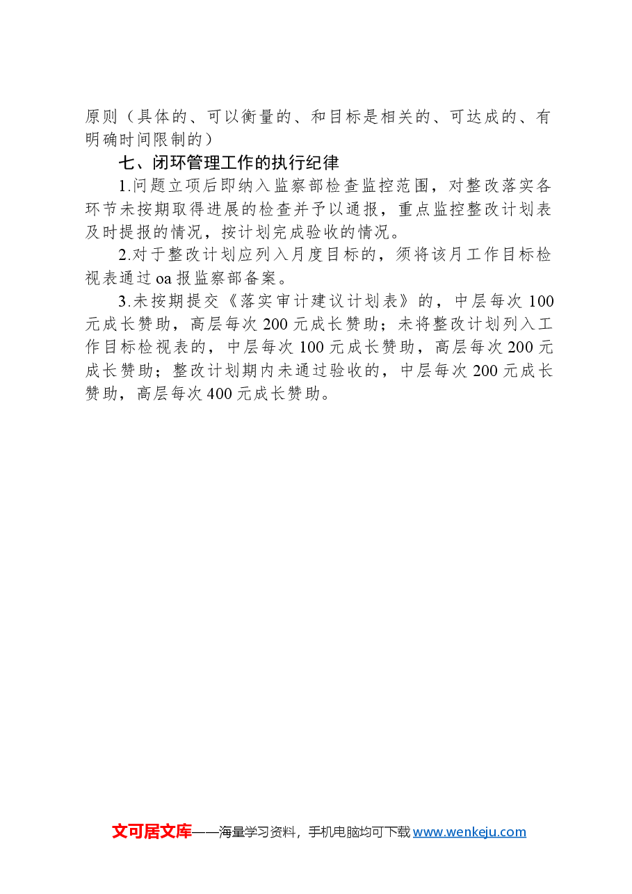 审计问题整改闭环管理制度.docx，第3页预览