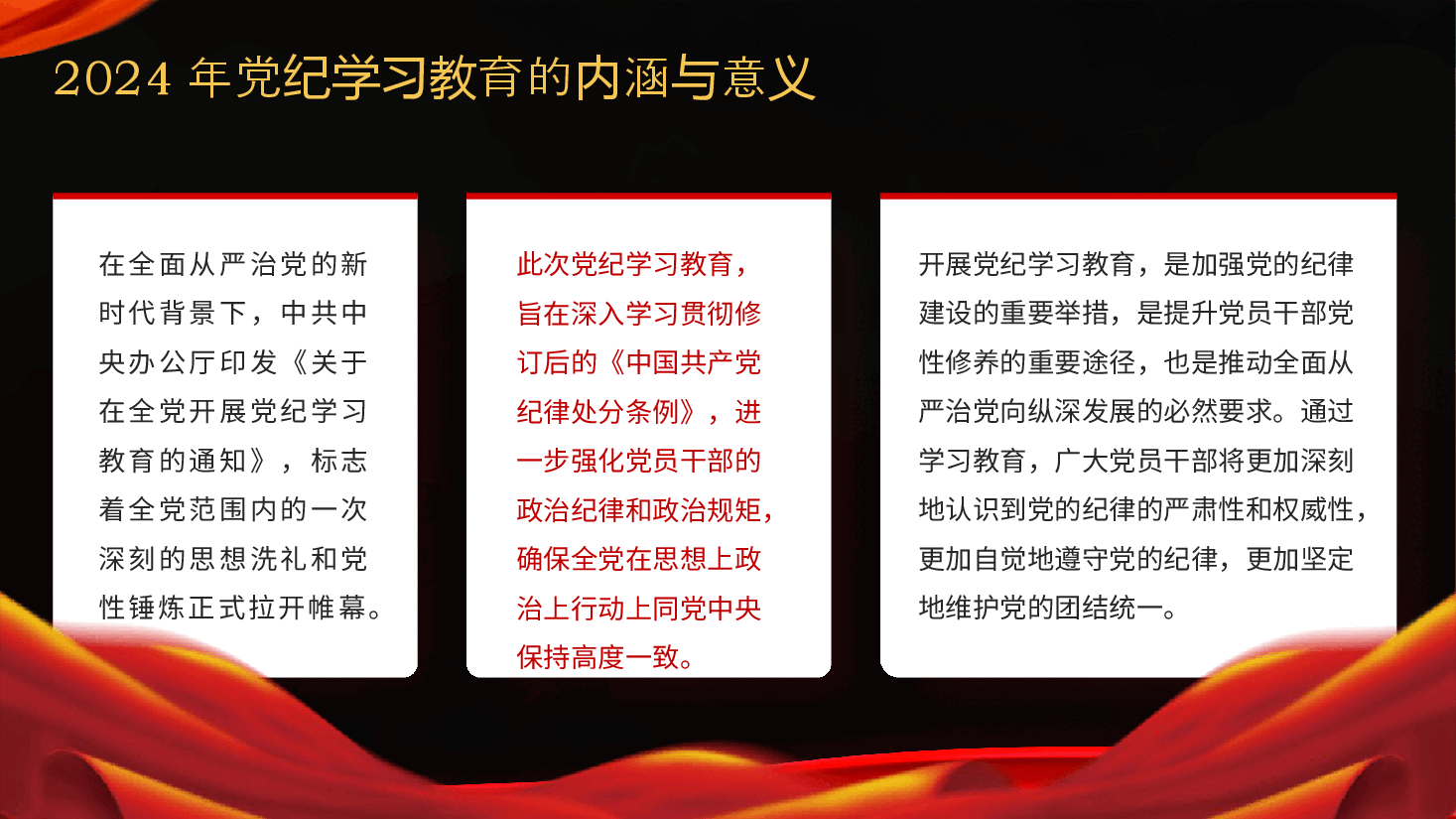 2024年党纪学习教育深度解析ppt模板.pptx,第4页预览