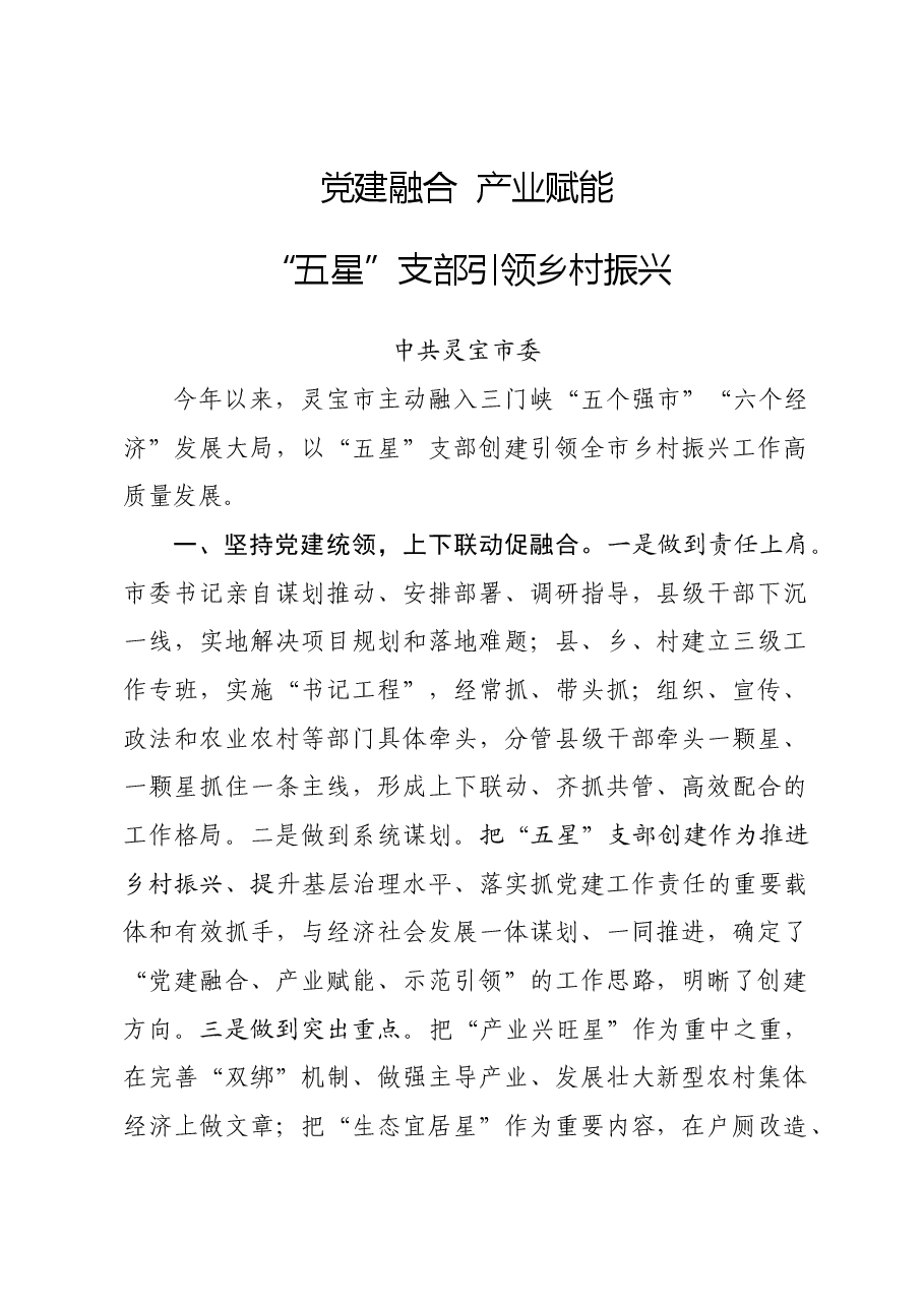 “五星”支部创建工作座谈会发言.doc,第1页预览
