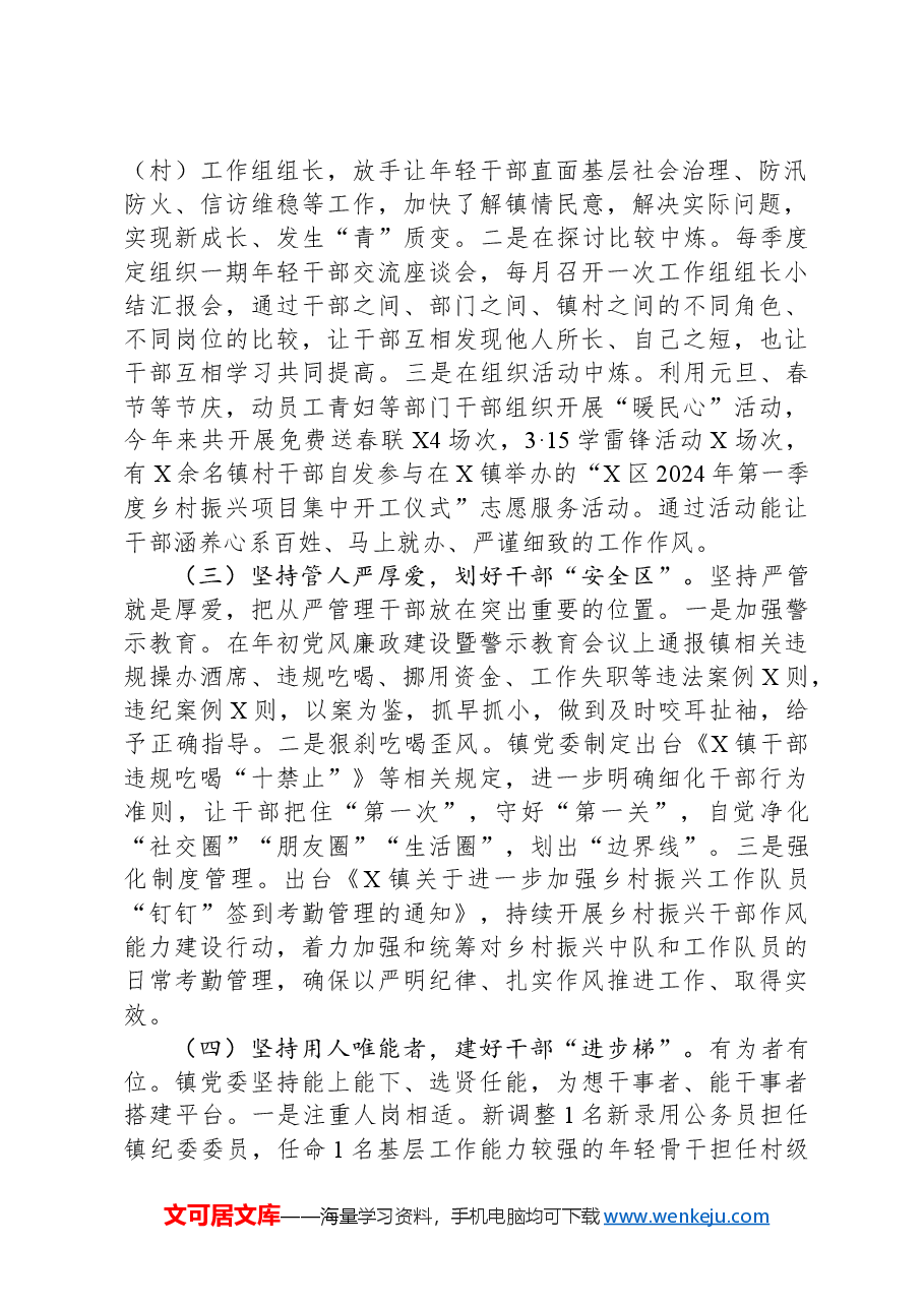 在2024年全区干部队伍建设工作推进会上的发言.docx,第2页预览