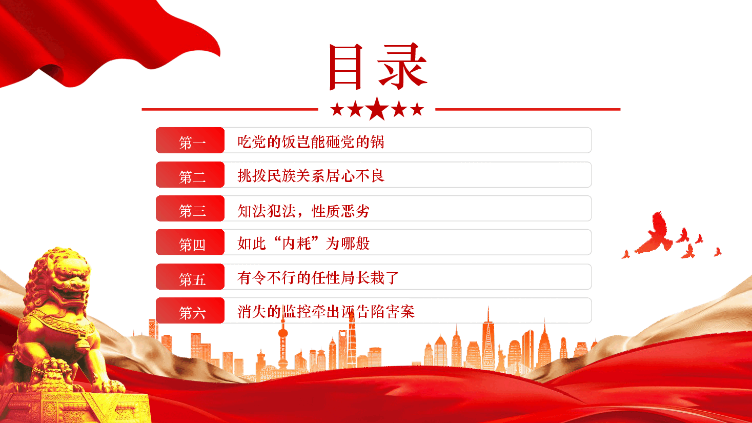 党纪学习教育以案说纪党课ppt:六个案例讲解.pptx,第2页预览