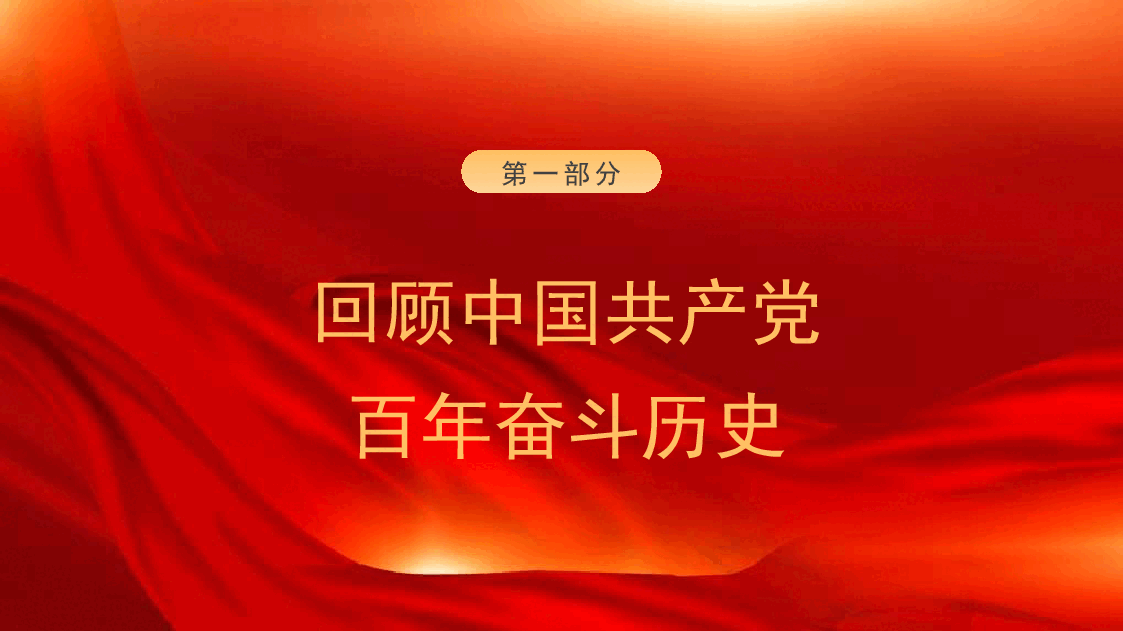 党课讲稿+PPT:光荣与梦想——中国共产党百年奋斗的历史意义和历史经验(七一).pptx,第3页预览