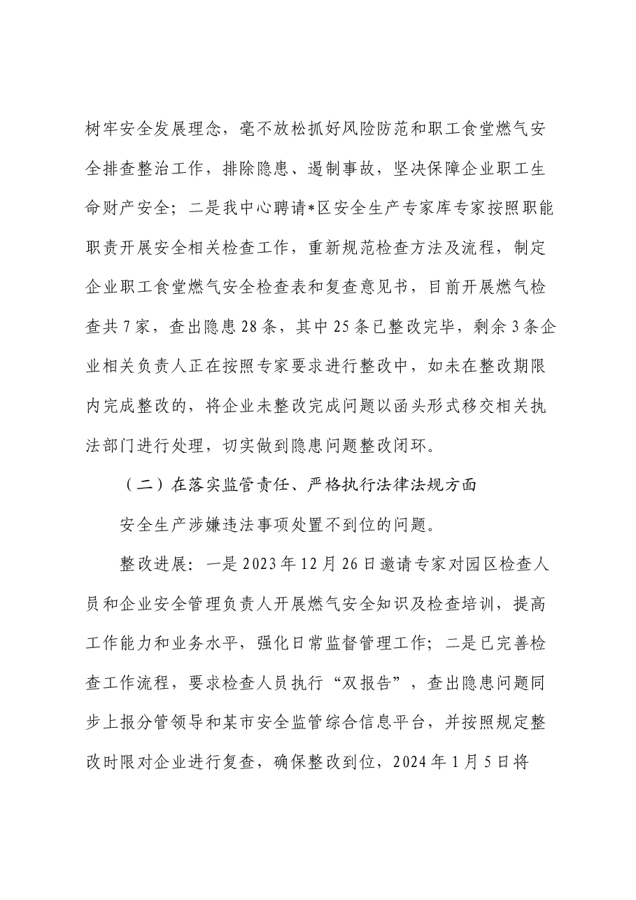 安全生产工作专项巡察整改进展情况的报告.docx,第3页预览