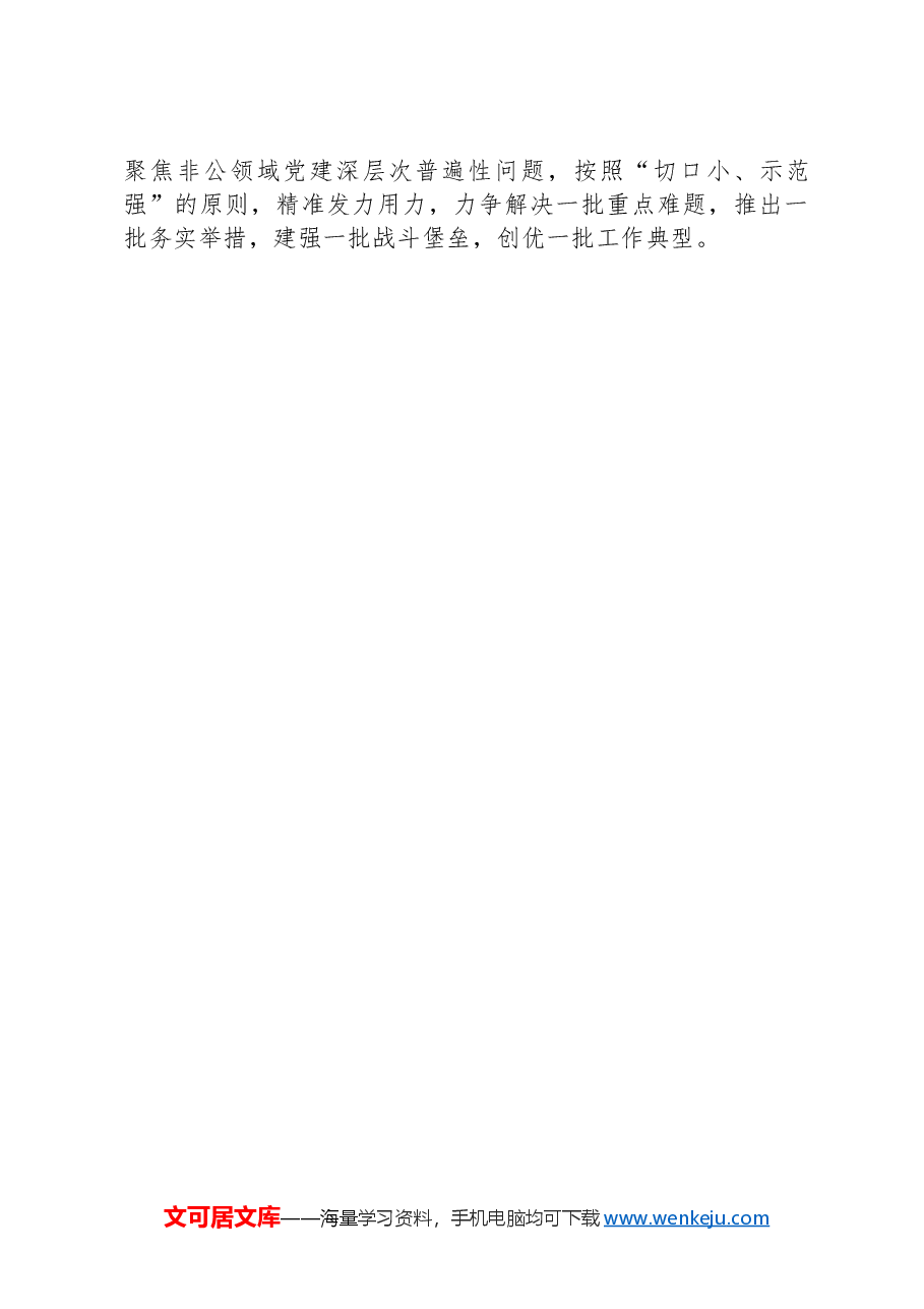 在全县非公企业党建指导员工作部署会的讲话.docx,第4页预览