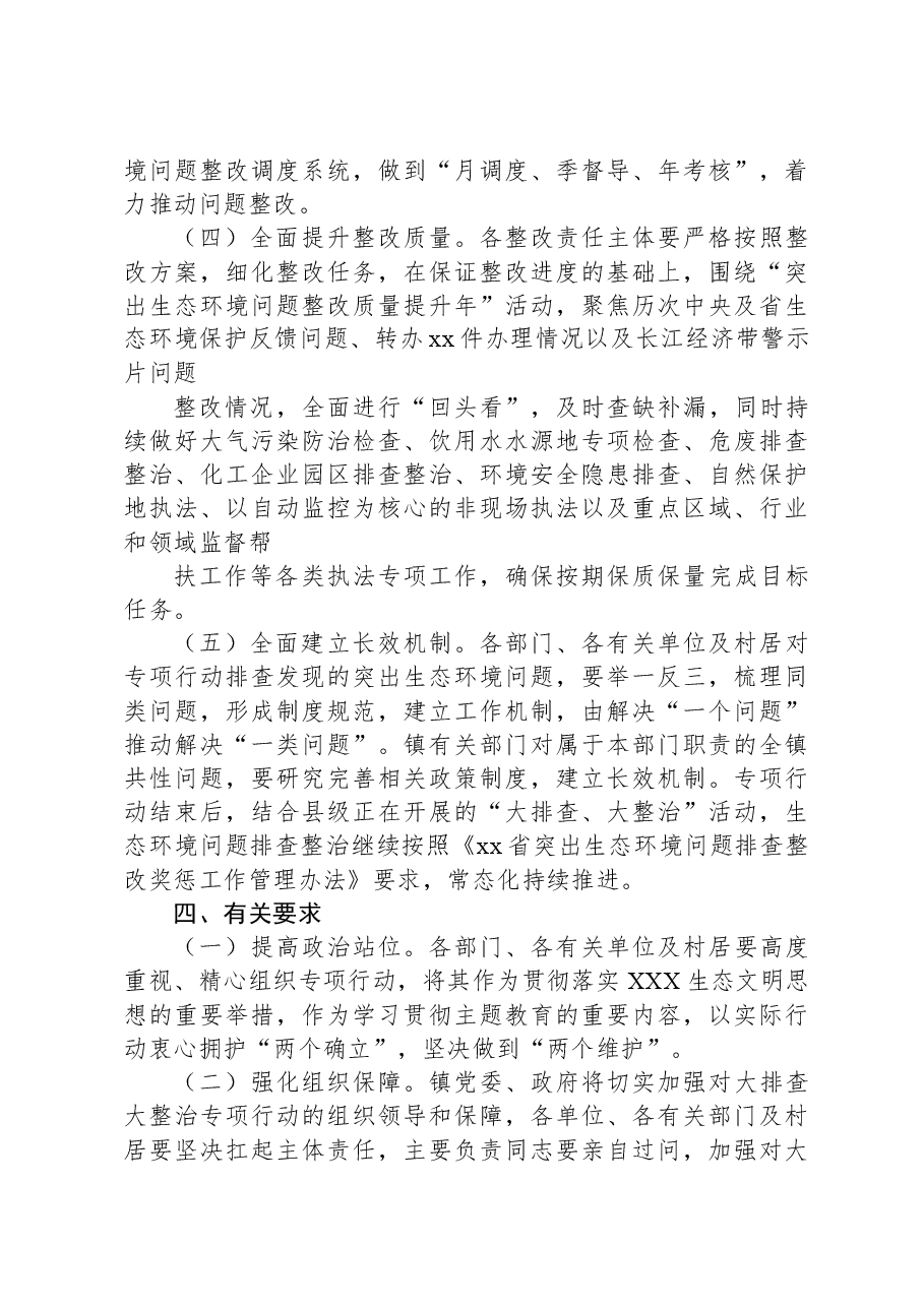 镇排查整治突出生态环境问题工作方案.docx，第4页预览