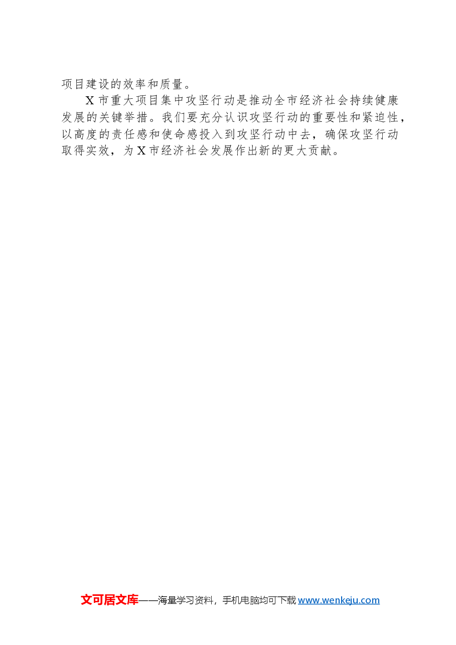 X市2024年重大项目集中攻坚行动工作方案.docx,第4页预览