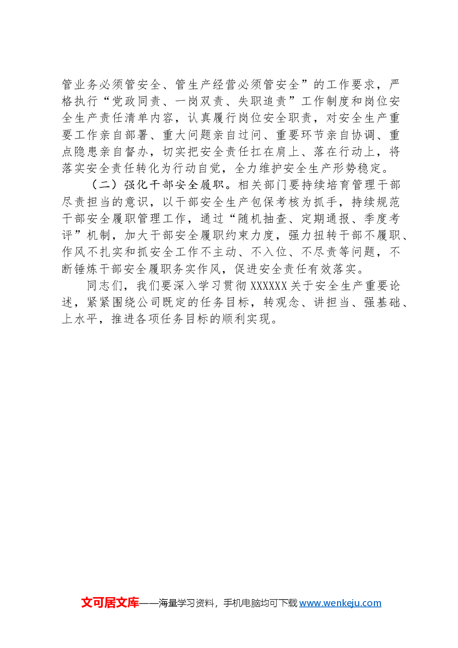 公司党委书记在安委会专题会上的讲话.docx,第3页预览