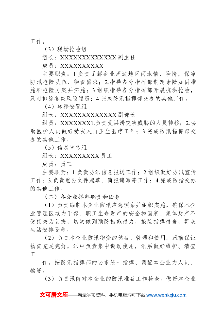 公司2024年防汛抢险应急预案.docx,第3页预览