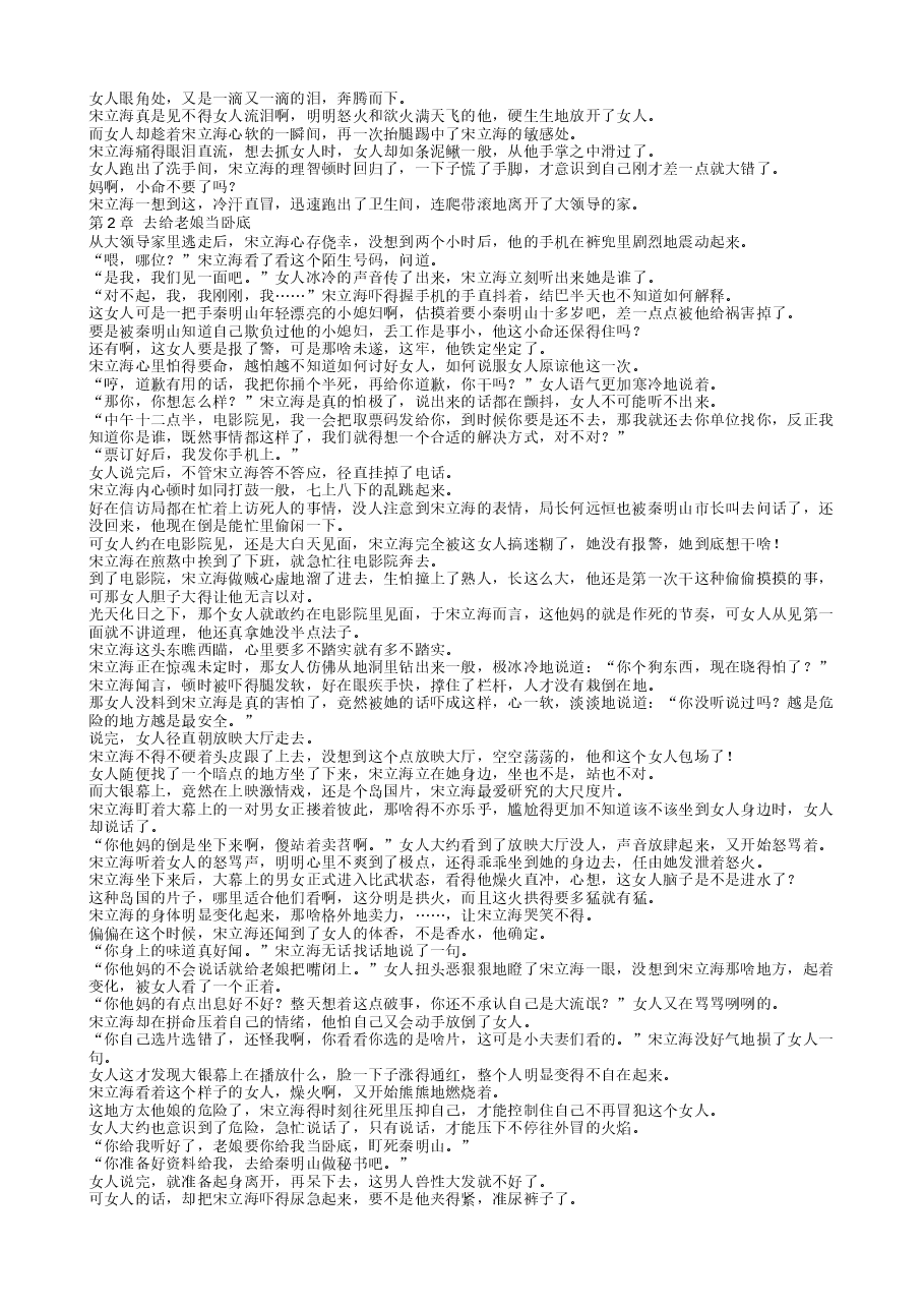 官场：从小职员到权力之巅.txt，第2页预览