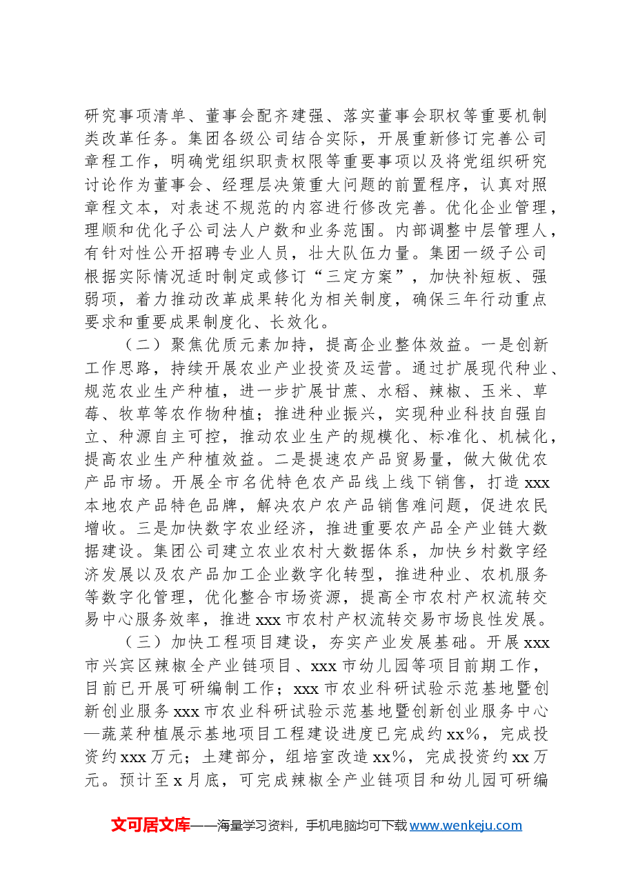 集团公司2024年上半年经济工作情况总结.docx,第2页预览