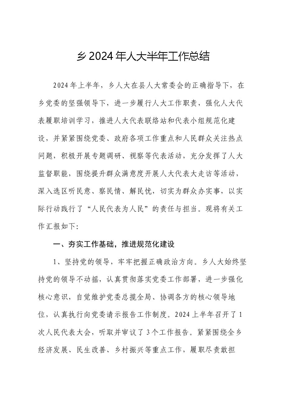 乡2024年人大半年工作总结.docx,第1页预览