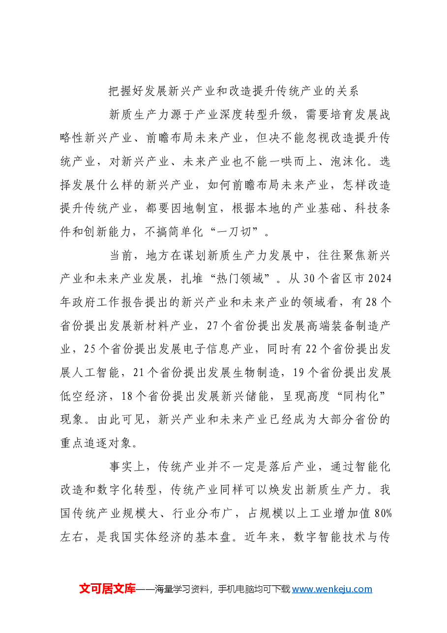 发展新质生产力需把握好几对关系.docx,第3页预览