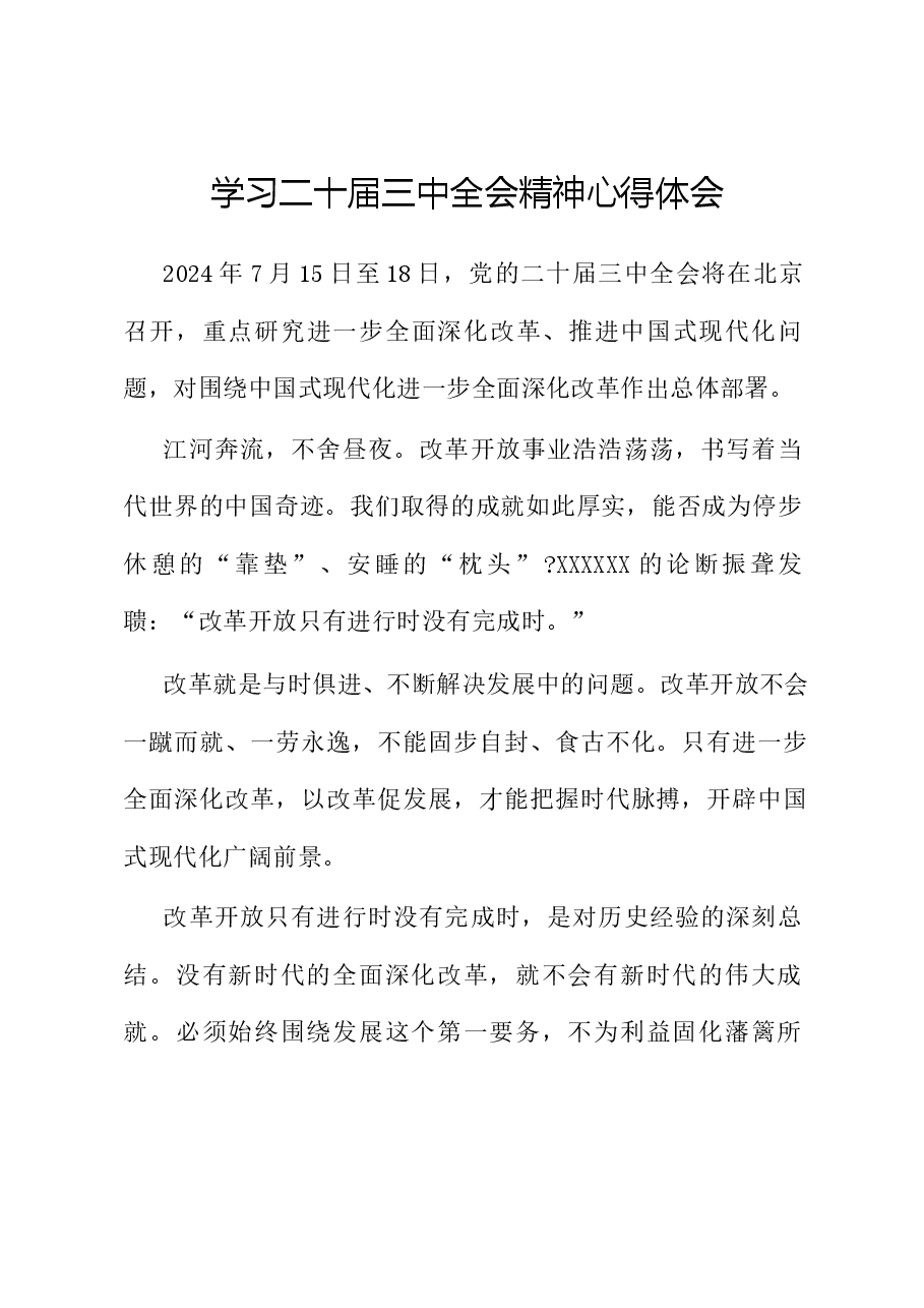 2024学习二十届三中全会精神心得体会.docx,第1页预览