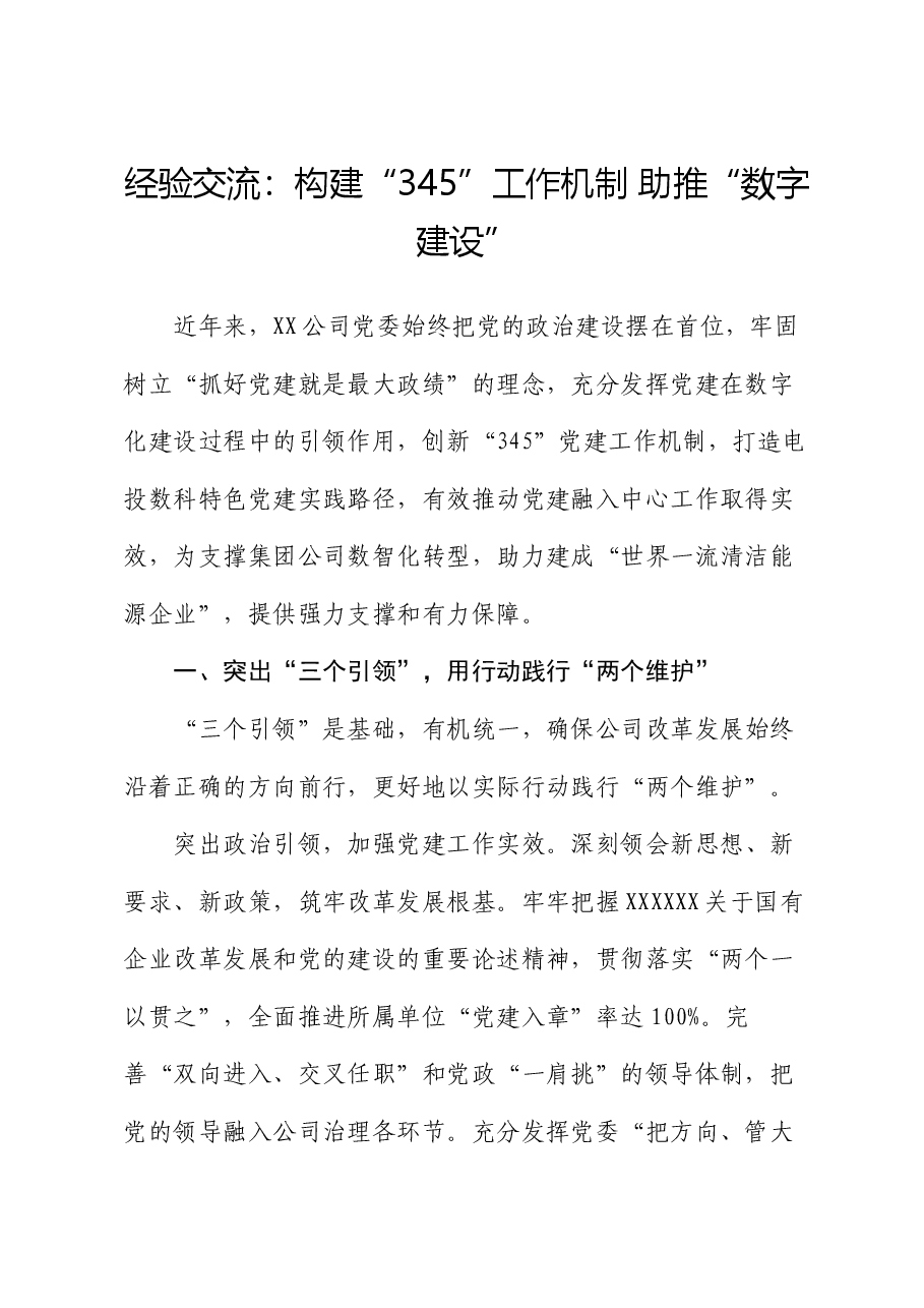 经验交流:构建“345”工作机制 助推“数字建设”.docx,第1页预览