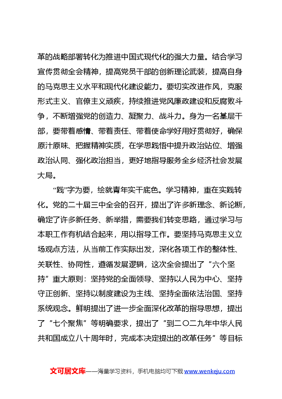 学习党的二十届三中全会精神心得体会(2).docx,第3页预览