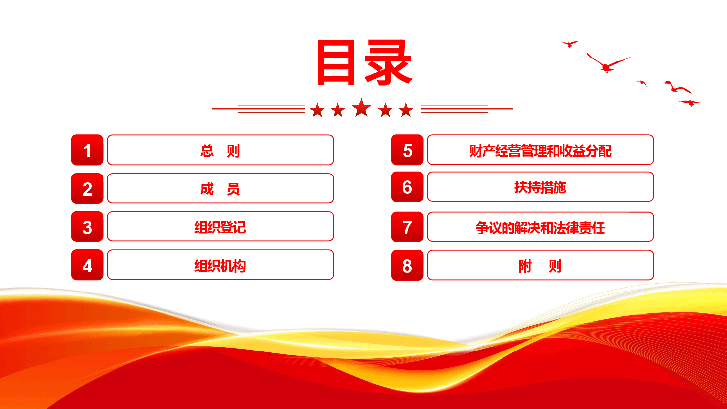 《中华人民共和国农村集体经济组织法》PPT大气简洁.pptx,第2页预览