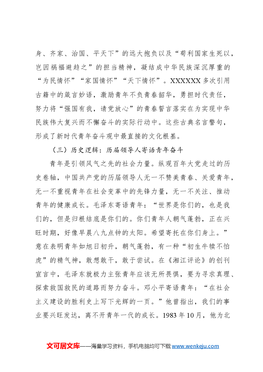 青年干部主题党课讲稿.docx,第4页预览