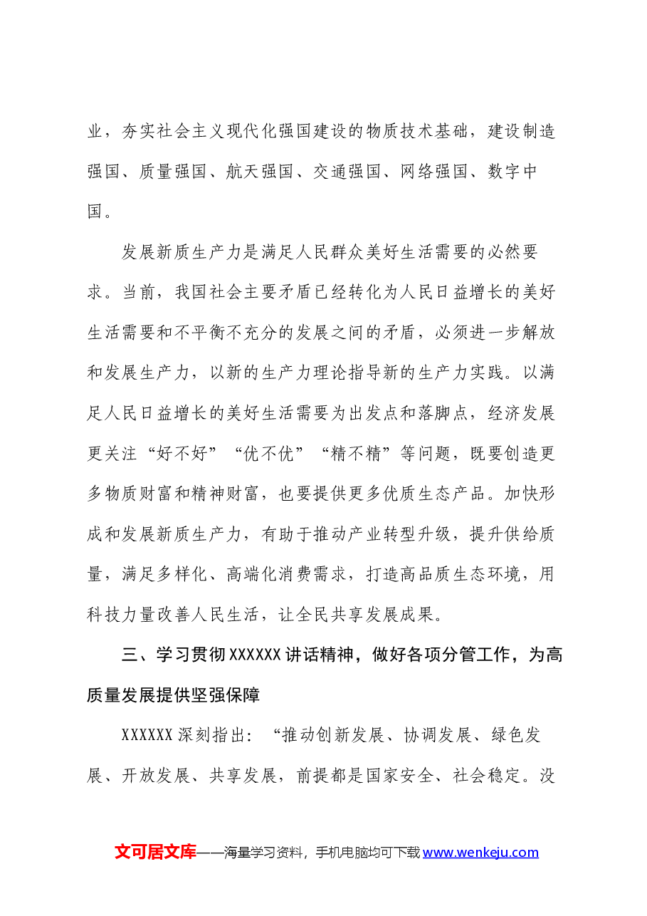 区委领导班子发展新质生产力交流发言.docx,第4页预览
