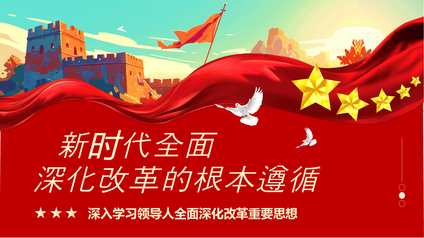 二十届三中全会PPT+讲稿:新时代进一步全面深化改革的根本遵循.pptx,第1页预览