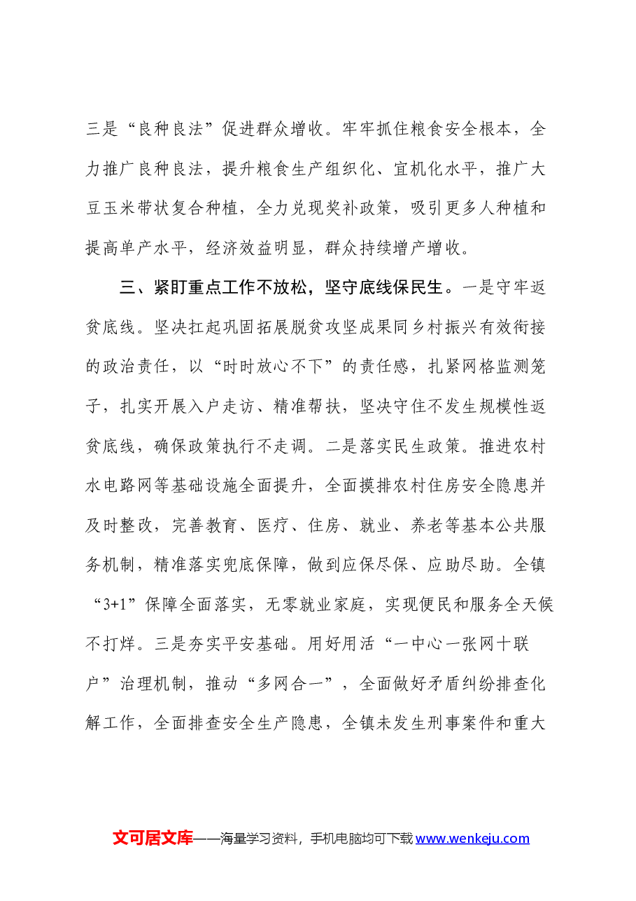 乡镇党委书记在乡村振兴经验分享会上的交流发言.docx,第3页预览