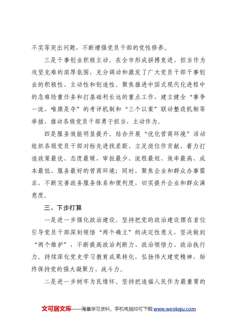 2024年干部队伍作风整顿建设工作总结.docx,第3页预览