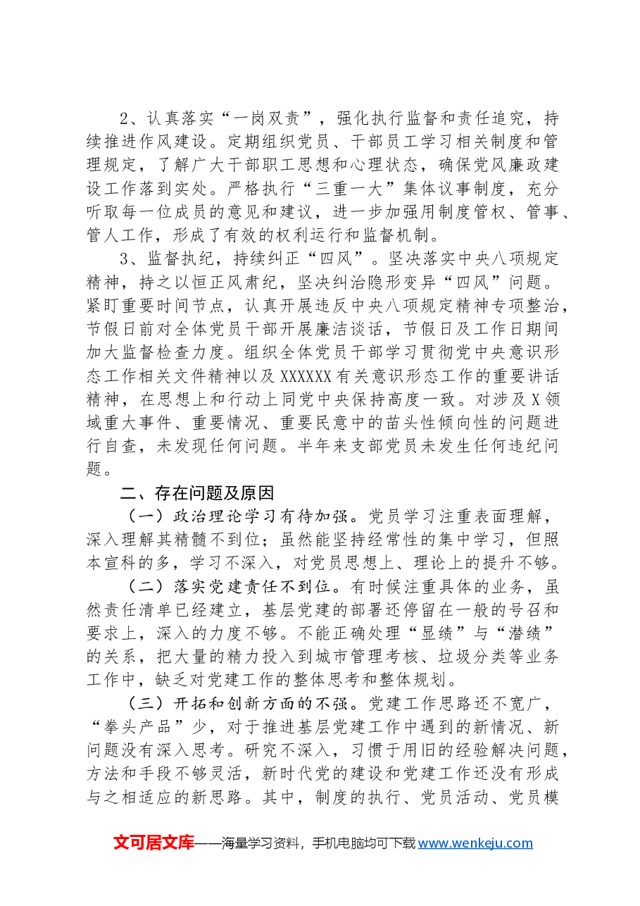 党支部书记2024年上半年党建述职报告.docx,第3页预览