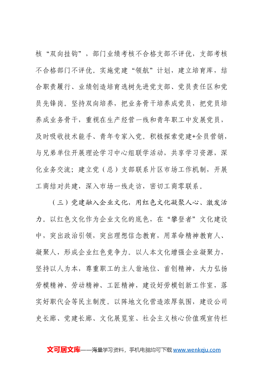 公司党委关于2024年上半年抓基层党建工作情况的总结.docx，第3页预览