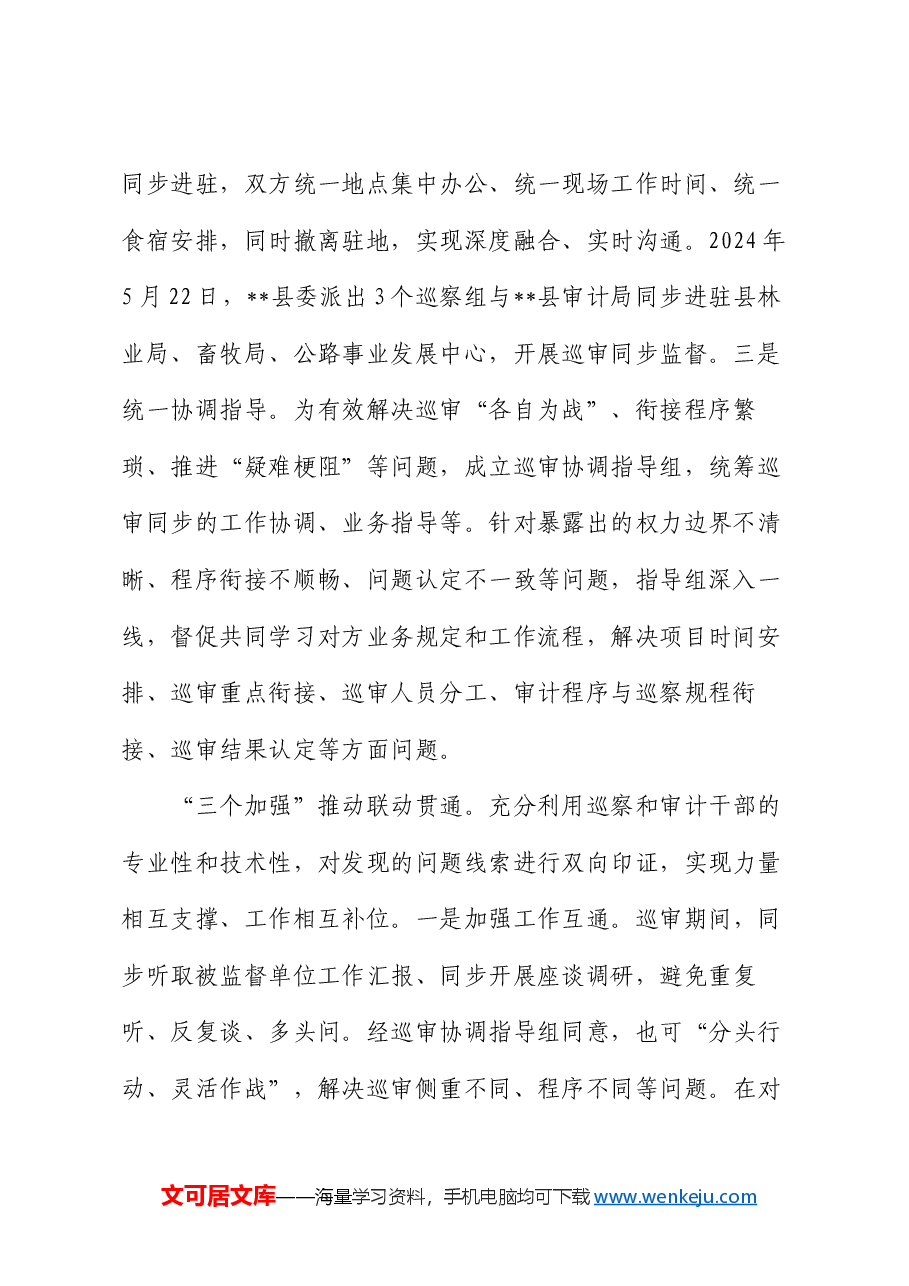 在2024年全市巡察工作经验交流会上的发言.docx,第2页预览