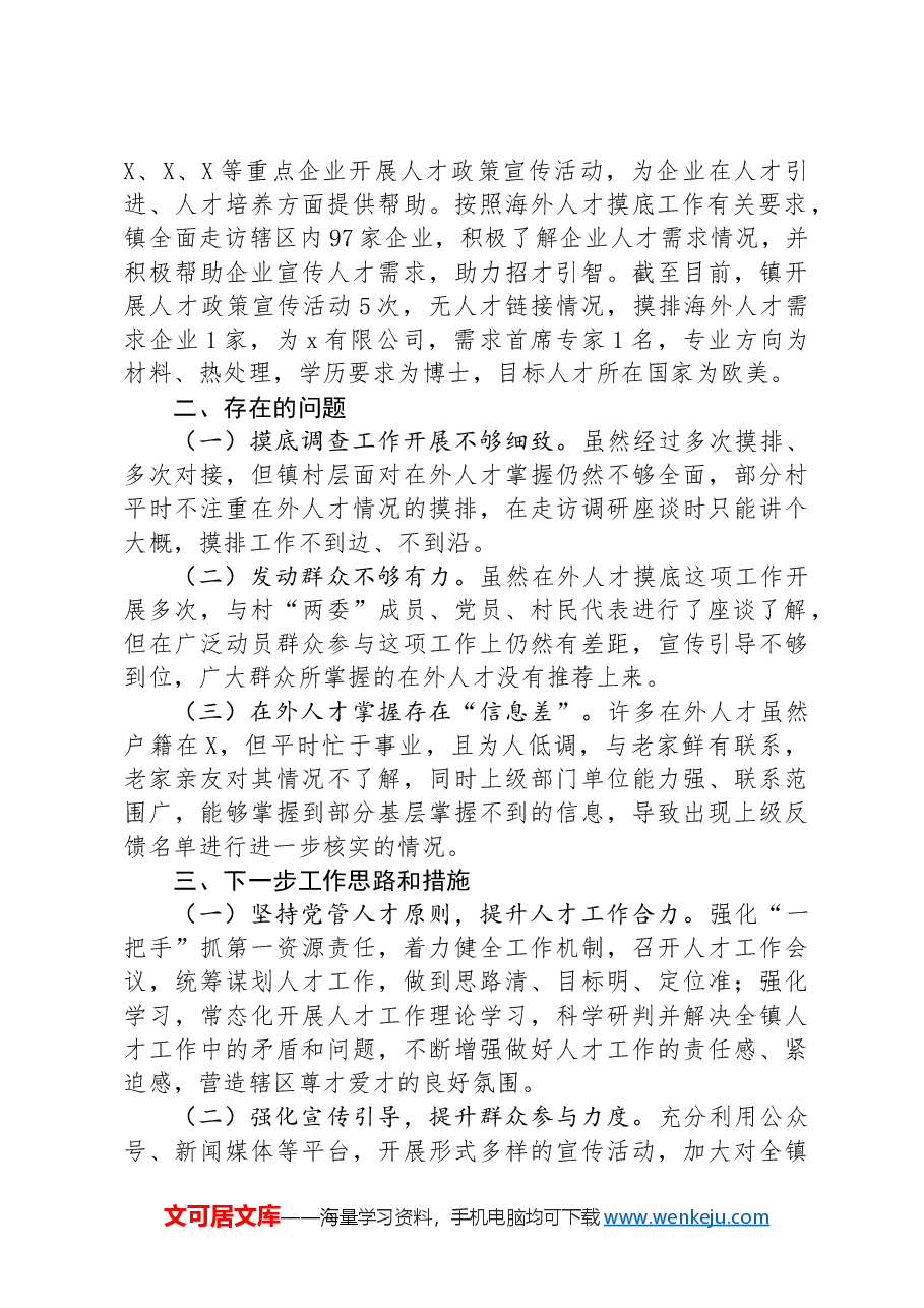镇重点人才工作情况汇报.docx,第2页预览