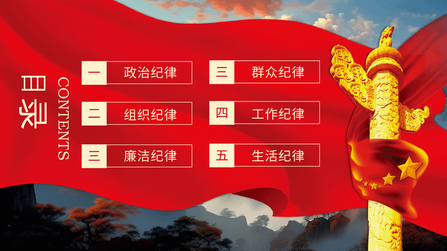 党的六大纪律党纪学习教育PPT专题党课.pptx,第4页预览