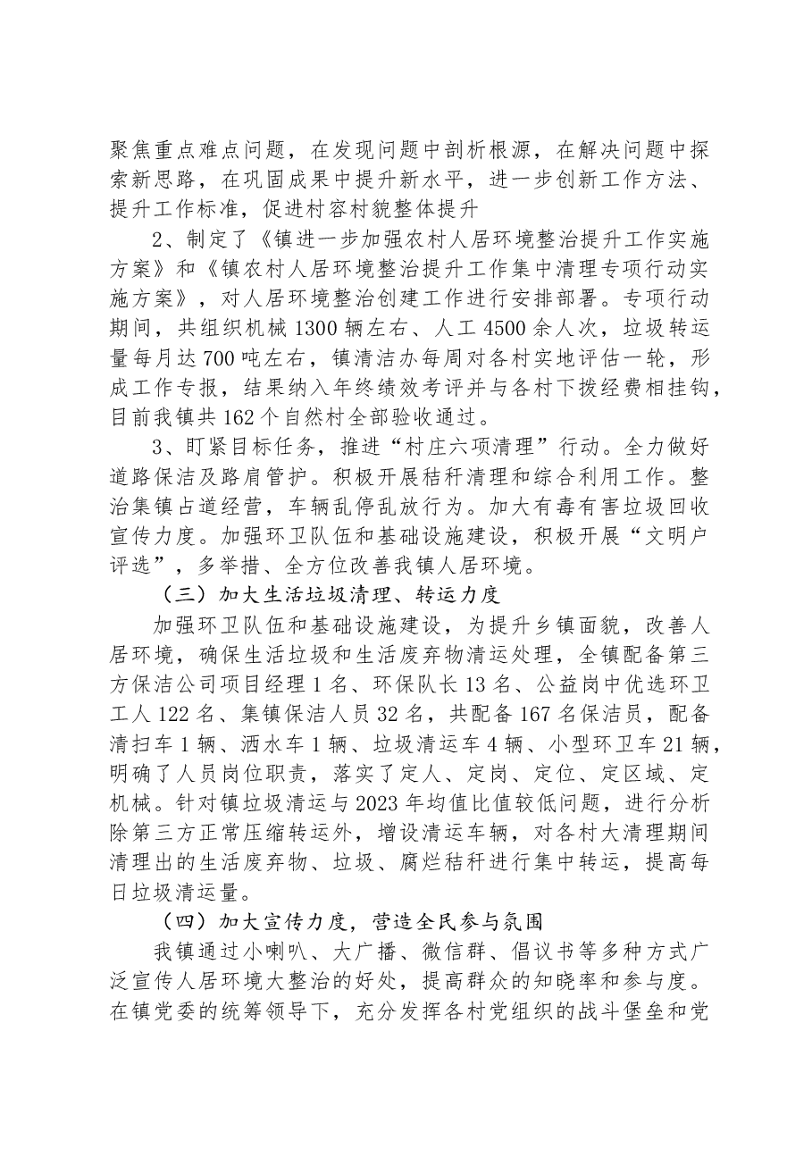 镇农村人居环境工作推进情况总结.docx,第2页预览