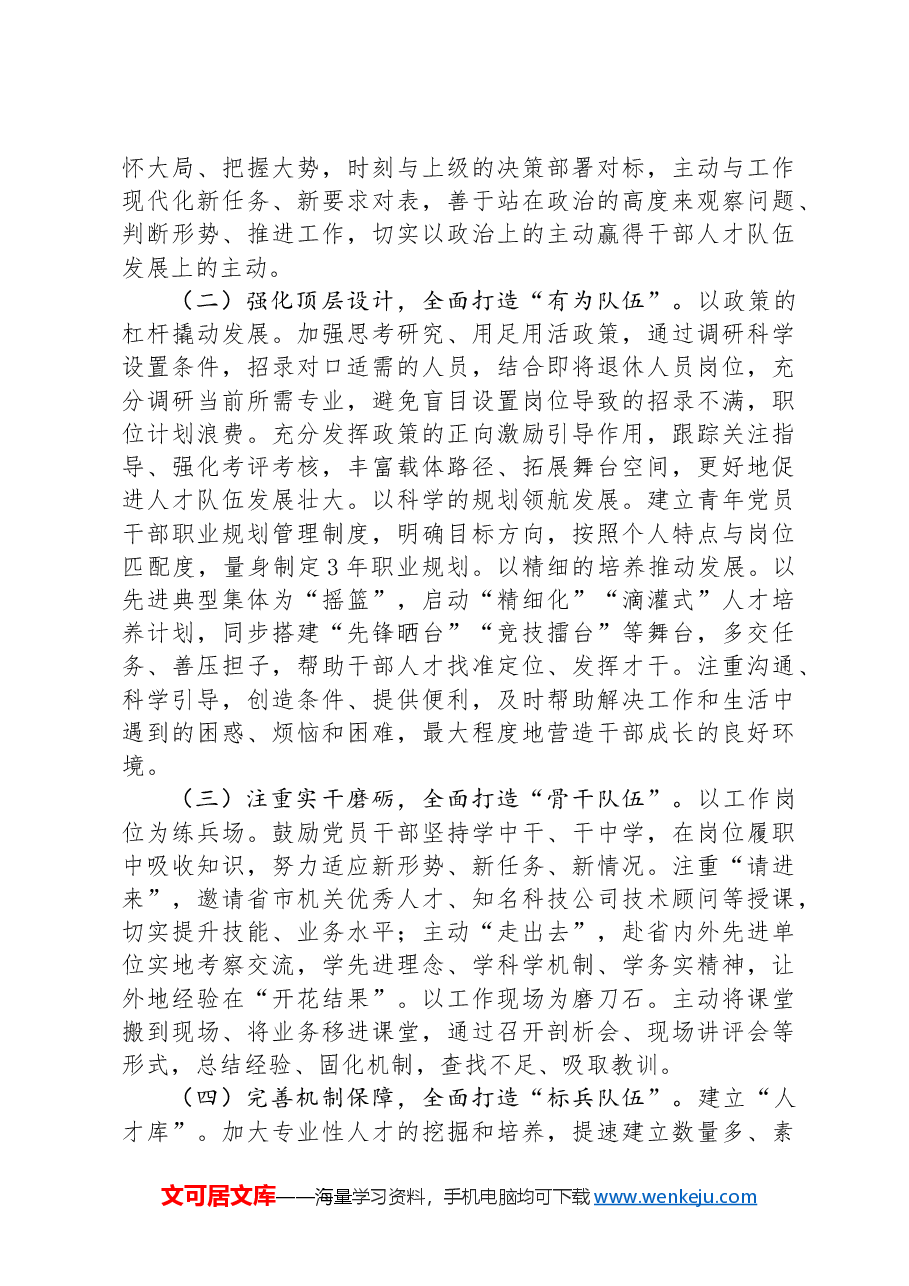在干部人才队伍建设会议上的讲话.docx,第3页预览