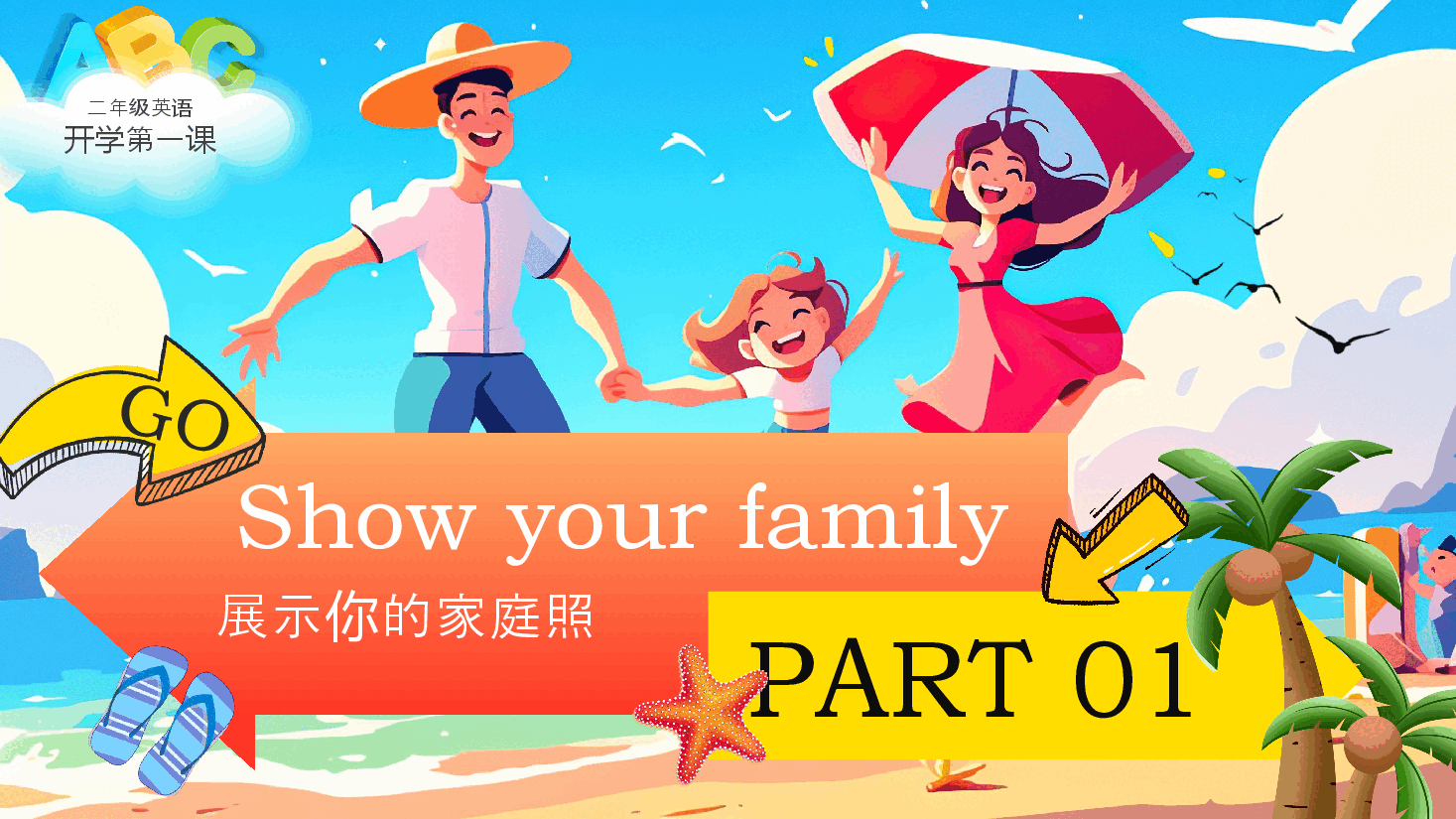 二年级英语开学第一课PPT:我的家庭.pptx,第3页预览