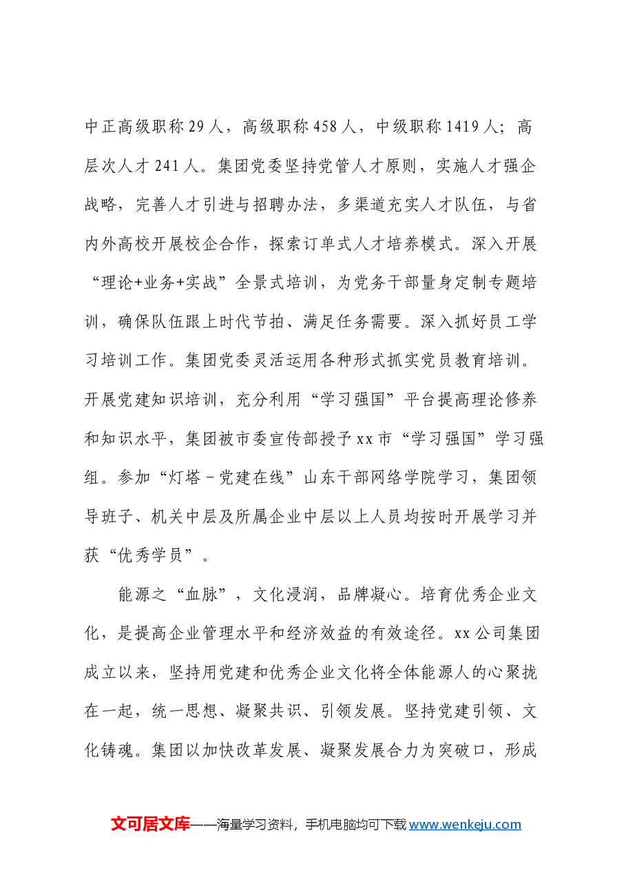 在市属国企党建品牌建设经验交流会上的发言(公司).docx,第4页预览