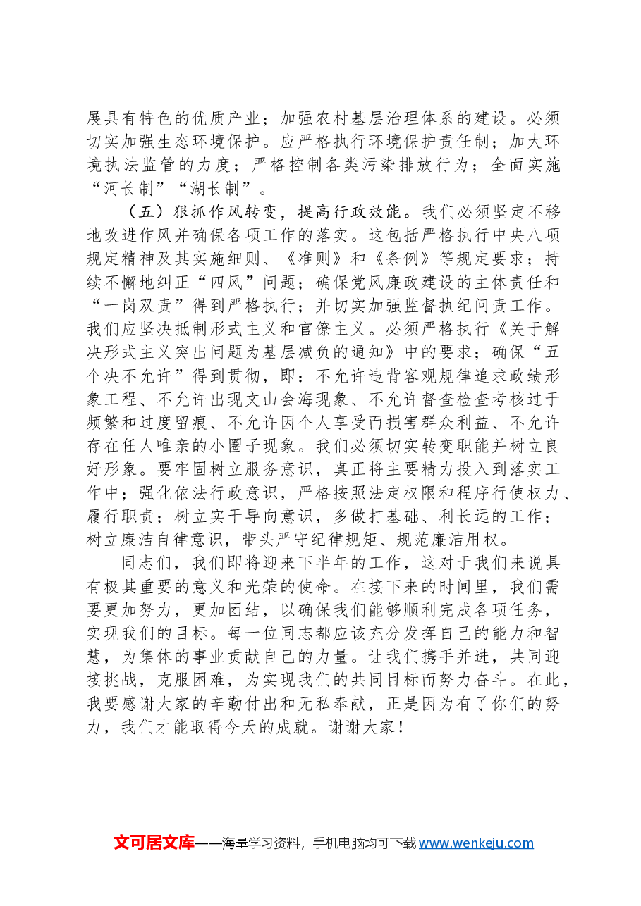 在全区年中工作会议上的讲话.docx,第4页预览