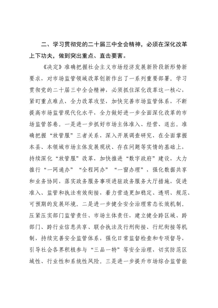 学习贯彻党的二十届三中全会精神研讨材料（4）.docx，第3页预览