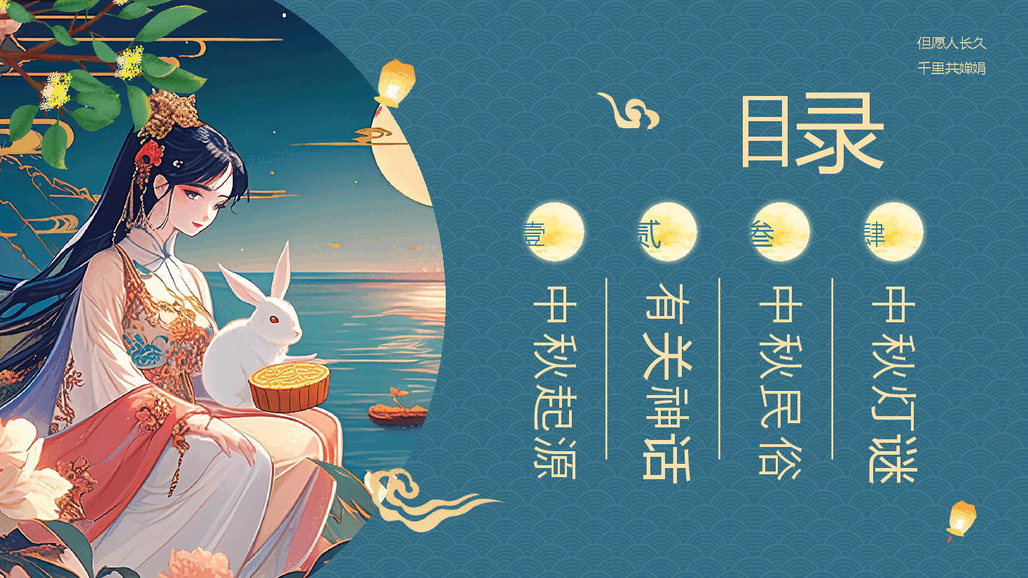 漫画风中秋佳节PPT.pptx,第2页预览